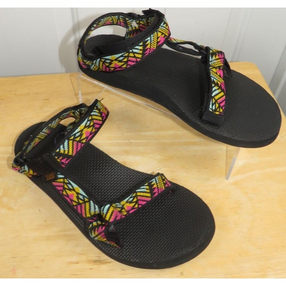 Teva Original Universal Women's Size 8 Sandals Boomerang Geo Strappy